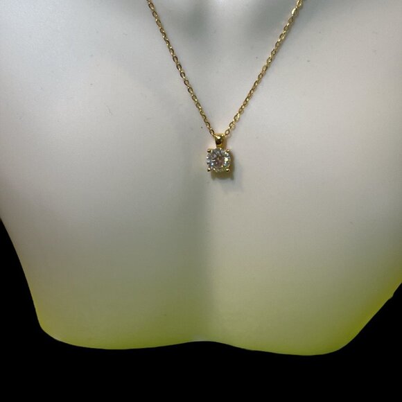1 Carat Moissanite Necklace - Picture 3 of 12